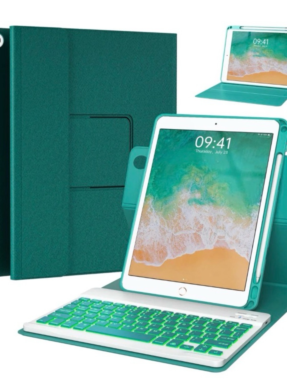 Keyboard Case for iPad 9.7 inch 5th 6th Generation,iPad Air 2 360° Rotatable